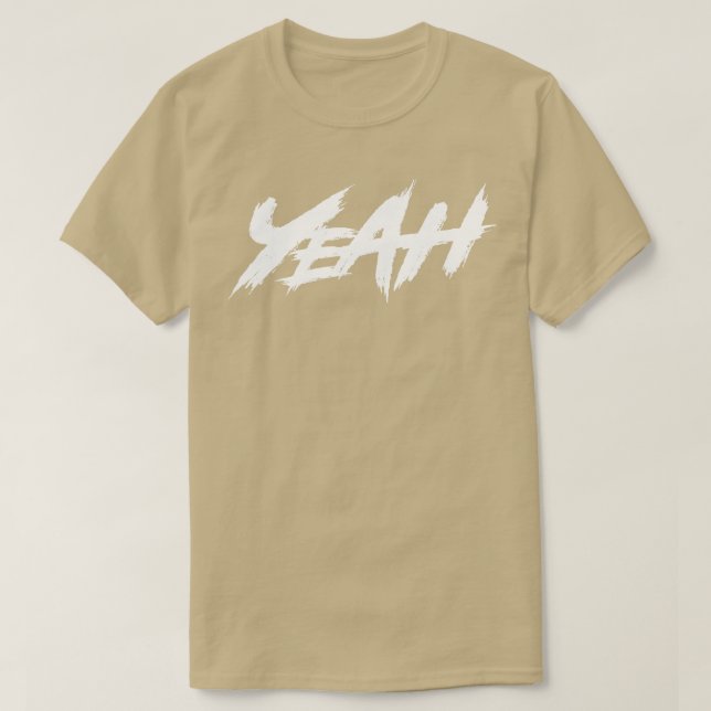 Camiseta Sim Texto Branco (Frente do Design)