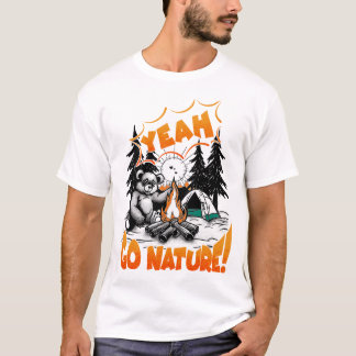 Camiseta Sim, vá para a Natureza!