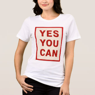 Camiseta SIM VOCÊ PODE Mulher Independente ELA ESCOLHEU A S