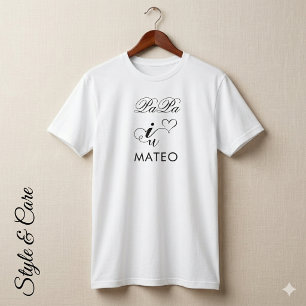 Camiseta Simbólica Eu Amo Você Papai Presente Desi