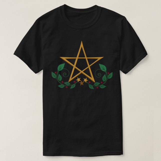 Camiseta Simbólico Viking Pagan Wicca 159 (Frente do Design)