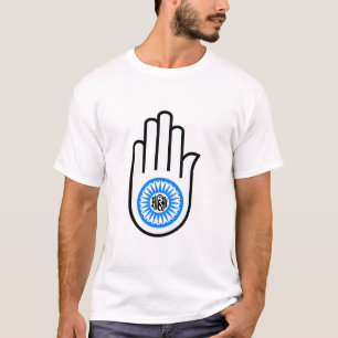 Camiseta Símbolo Ahimsa Hinduísta Budista Jainista Jainismo