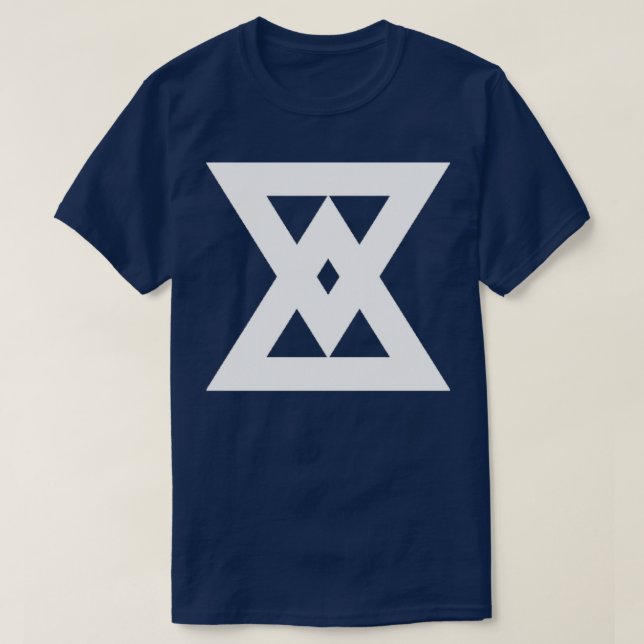 Camiseta Símbolo Alchemy Hourglass (Frente do Design)