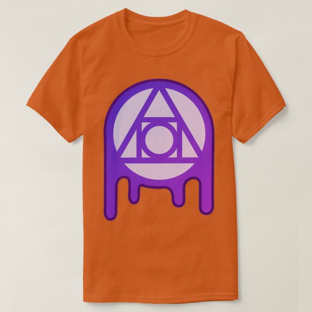 Camiseta Símbolo alquímico de pedra Philosopherx27s (Frente do Design)