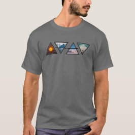 Camiseta Símbolo Alquímico de Quatro Elementos - Design Sim