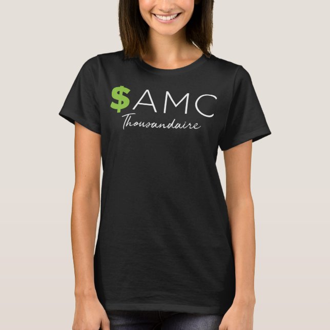 Camiseta Símbolo $AMC Thousandaire Funny Stock (Frente)