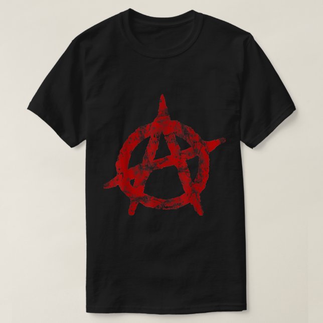 Camiseta Símbolo Anarquista Desolida Anarquia Política Rock (Frente do Design)