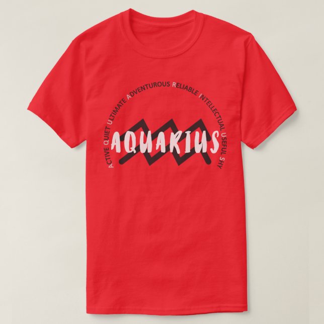 Camiseta Símbolo Aquário (Frente do Design)