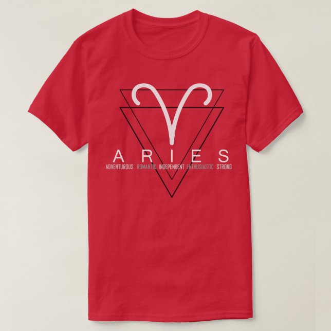 Camiseta Símbolo Aries (Frente do Design)