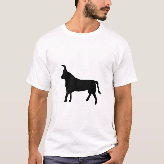 Camiseta Símbolo Astrológico Taurus Sinal 4 (Frente)