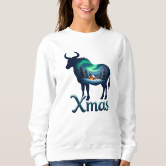 Camiseta Símbolo Astrologico Taurus Xmas Celebração