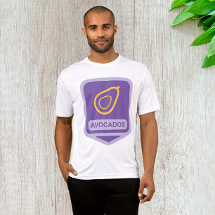 Camiseta Símbolo Avocados Mens Ativos