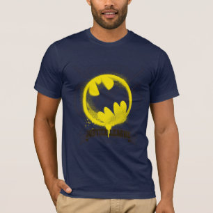 Camiseta Símbolo Bat Marcado na Liga da Justiça