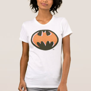 Camiseta Símbolo Batman   Logotipo de meio tom vermelho