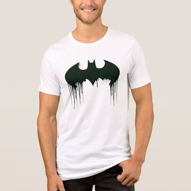 Camiseta Símbolo Batman | Logotipo de tinta (Frente)