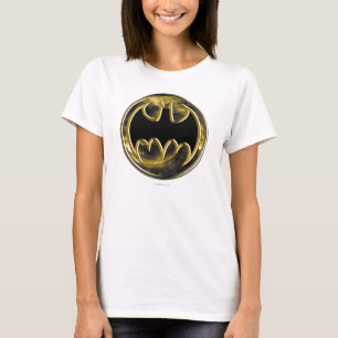 Camiseta Símbolo Batman   Logotipo Dourado