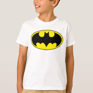 Camiseta Símbolo Batman Logotipo Oval Bat