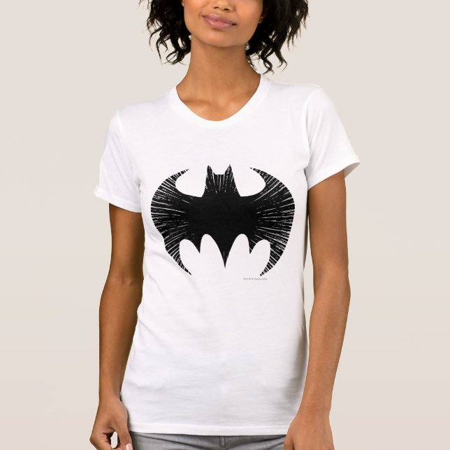 Camiseta Símbolo Batman | Logotipo Streak (Frente)