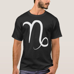 Camiseta Símbolo Capricórnio Horoscope Astrologia
