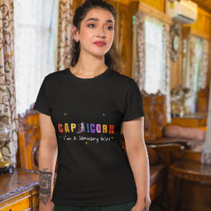 Camiseta Símbolo Capricórnio Zodiac Colorido Capricórnio