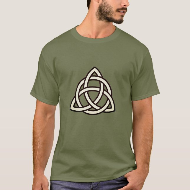 Camiseta Símbolo Celtic Trinity Knot Triquetra (Frente)