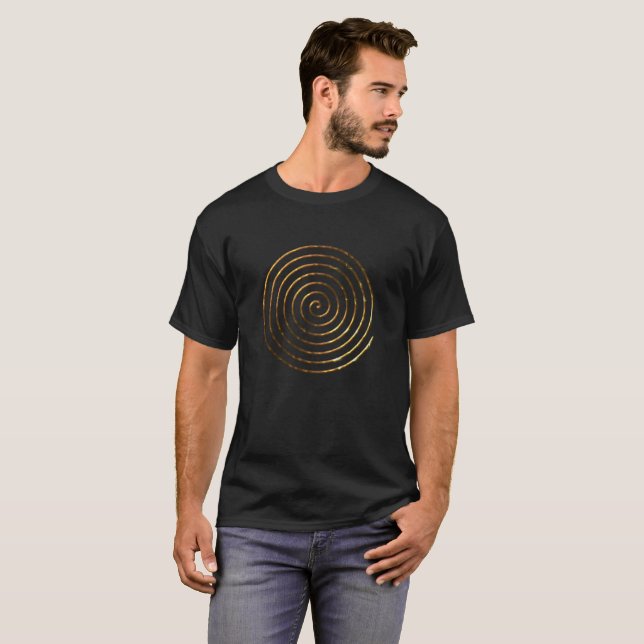 Camiseta Símbolo Céltico Espiral (Frente Completa)