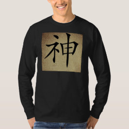 Camiseta Símbolo chinês SPIRIT Imagem de longo alcance masc