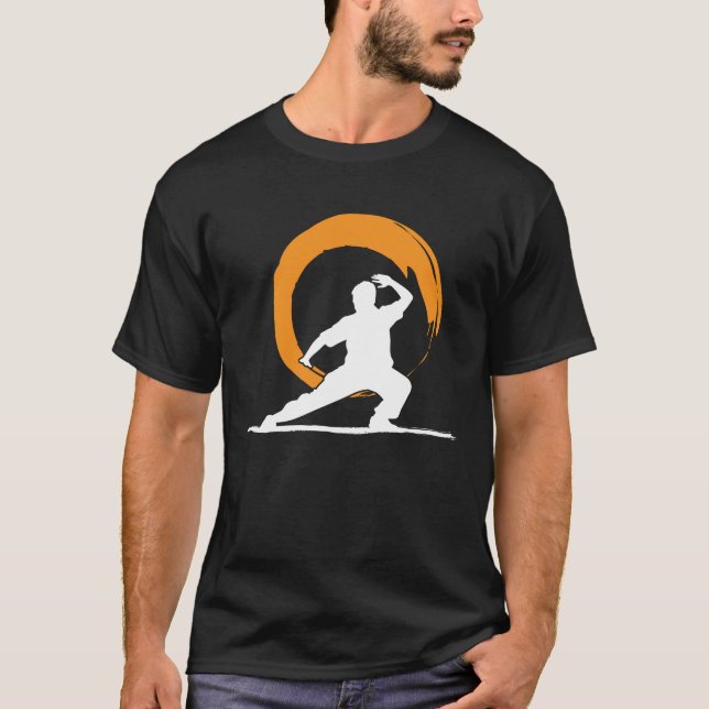 Camiseta Símbolo círculo Tai Chi Qigong Zen (Frente)