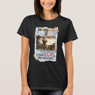 Camiseta Símbolo com Poster de Pet T Rex ausente do Jurássi