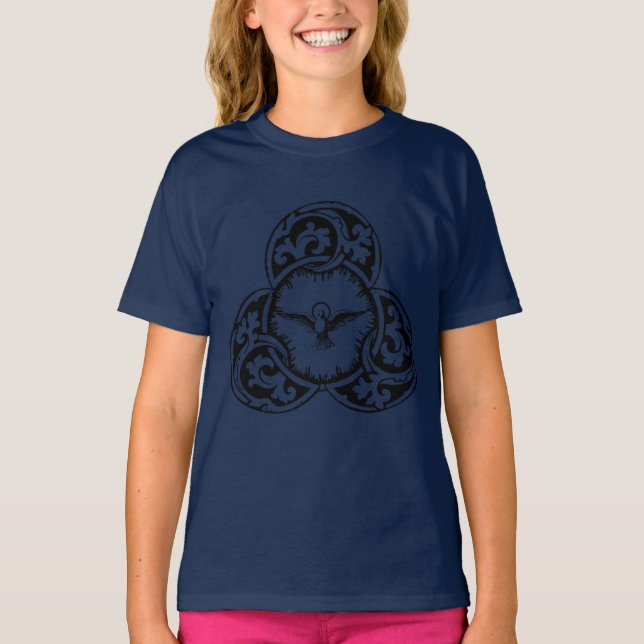 Camiseta Símbolo cristão do Espírito Santo (Frente)