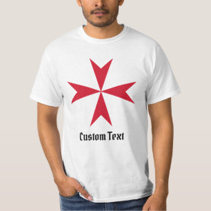 Camiseta Símbolo da Cruz de Malta