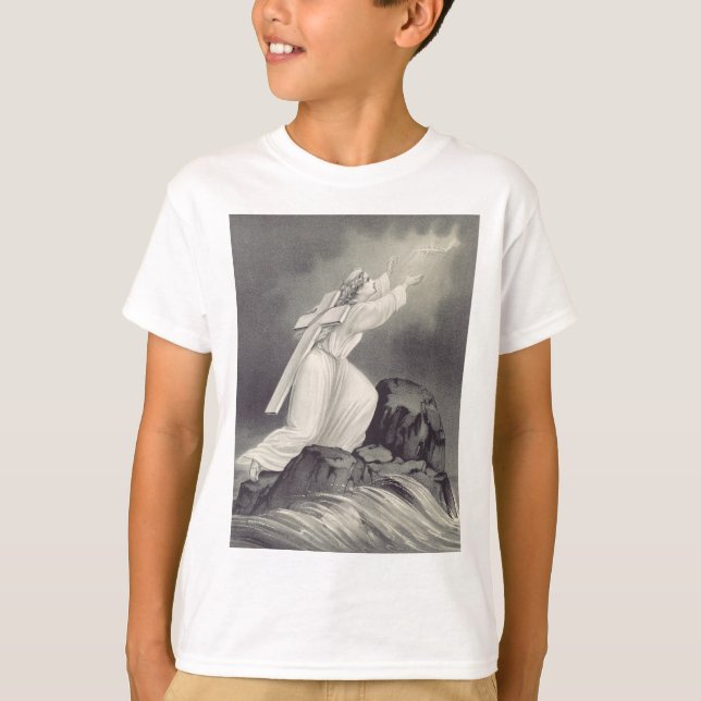 Camiseta Símbolo da cruz e da coroa cristã (Frente)