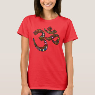 Camiseta Símbolo da meditação, design emoji-decorado