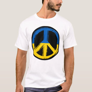 Camiseta Símbolo da Paz da Ucrânia