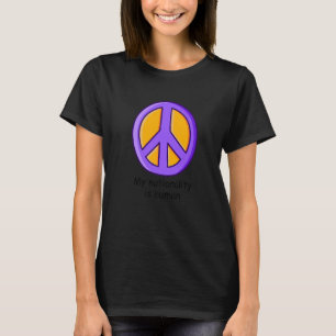 Camiseta Símbolo da Paz Homem Dizendo Paz para Homens e Mul