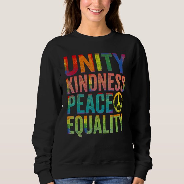 Camiseta Simbolo da unidade bondade paz igualdade diversida (Frente)