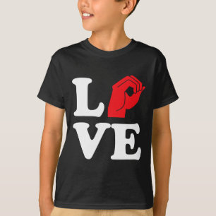 Camiseta Símbolo de Amor Asl