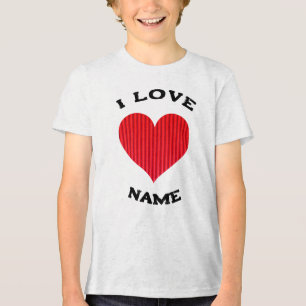 Camiseta Símbolo de Amor Coração Vermelho-18374