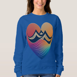 Camiseta Símbolo de Amor de Coração para Coração do Dia dos