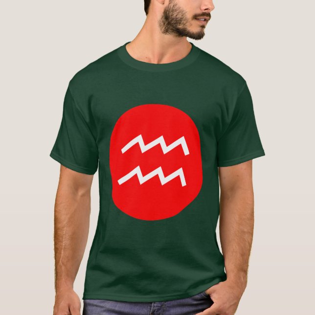Camiseta Símbolo de Aquário (Frente)