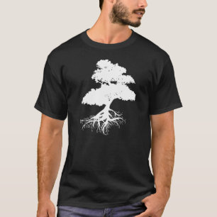 Camiseta Símbolo de Árvore da Vida Ioga Fractal Meditação H