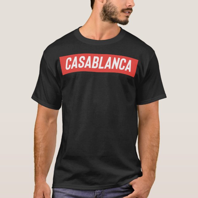 Camiseta Símbolo de associação do Clube de Tênis de Casabla (Frente)