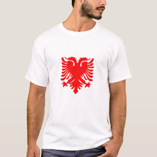 Camiseta Símbolo de Bandeira Albanês