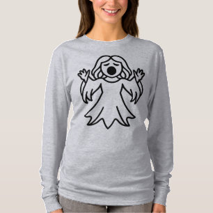 Camiseta Símbolo de Banshee de Crianças Fofas Arte de Linha