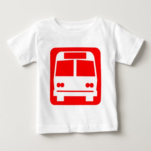 Camiseta Símbolo de barramento - Vermelho (Frente)