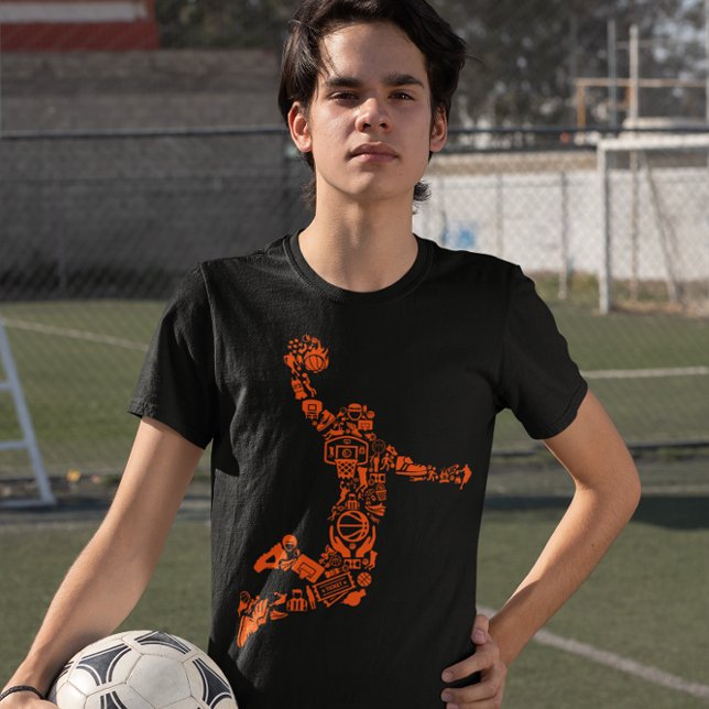 Camiseta Símbolo de basquetebol Hoops Slam (Criador carregado)
