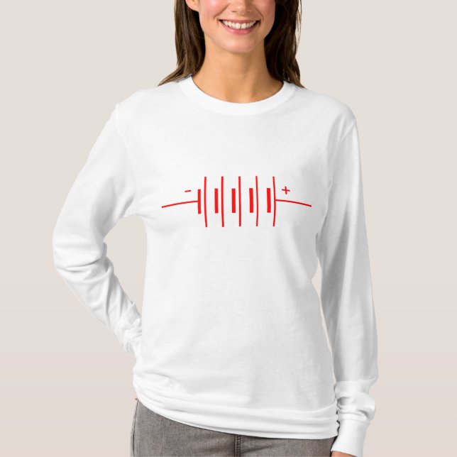 Camiseta Símbolo de Baterias (Frente)