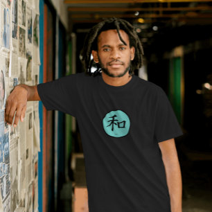 Camiseta Símbolo de Caligrafia Japonesa de Paz