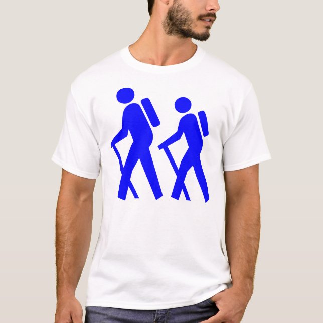 Camiseta Símbolo de caminhada (Frente)