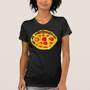 Camiseta Símbolo de Cancer Colorido de Gemstone Vermelho